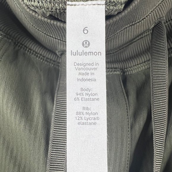 Lululemon Women's Street To Studio Pant II Unlined 28" Pants Size 6 Dark Olive - Picture 8 of 9